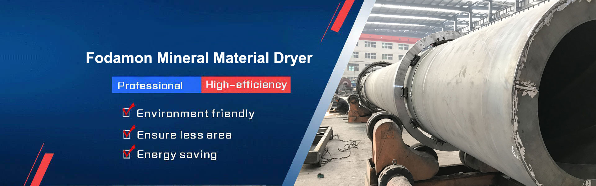 fodamon rotary dryer banner
